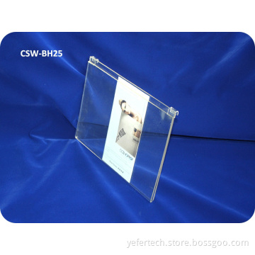 A4 Hook Acrylic Brochure Holder